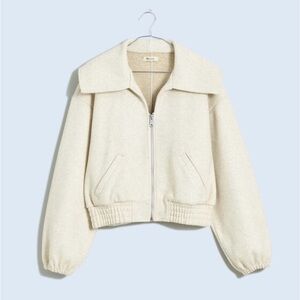 Madewell Cream Zip-Up